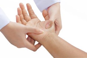 hand therapy patient